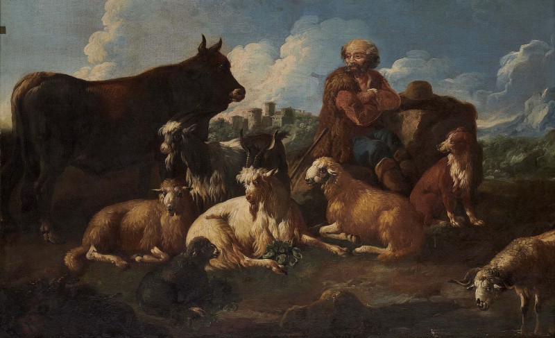 Shepherd and herd
