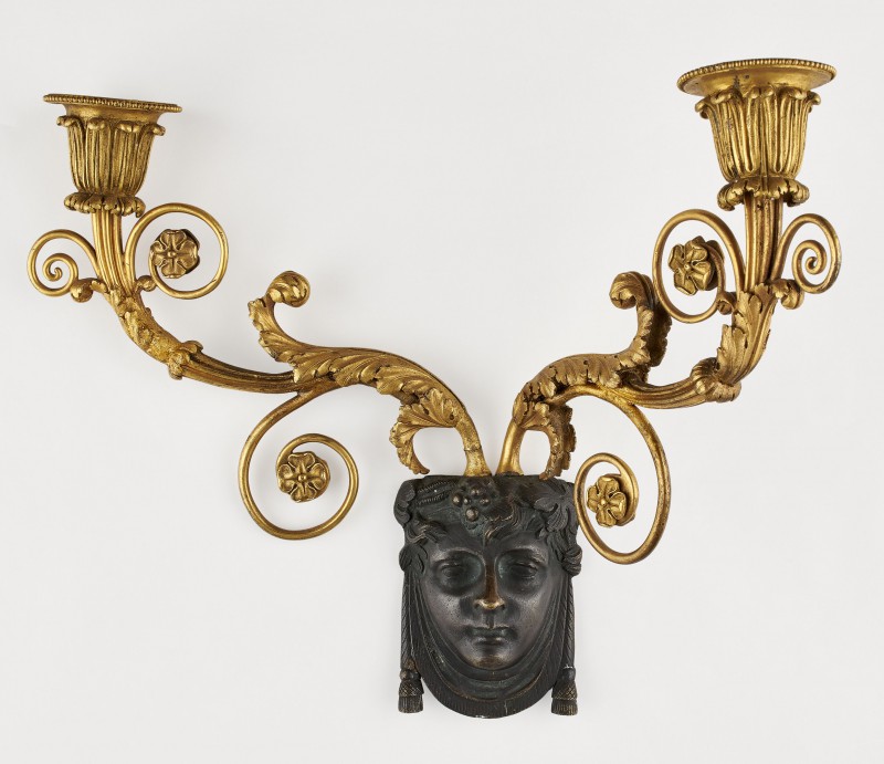 two-candle sconce