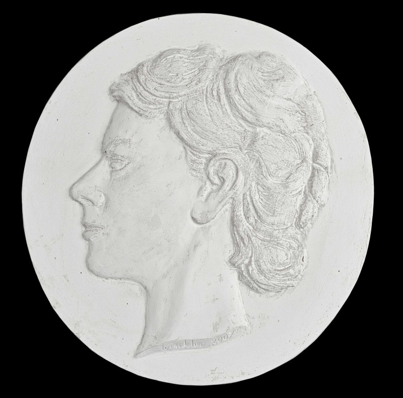 Medallion with portrait of Maria Kwiatkowska
