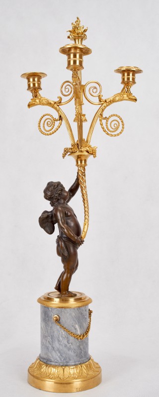 Candlestick with figure of child - 2