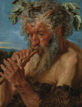 Satyr Playing a Flute - 1