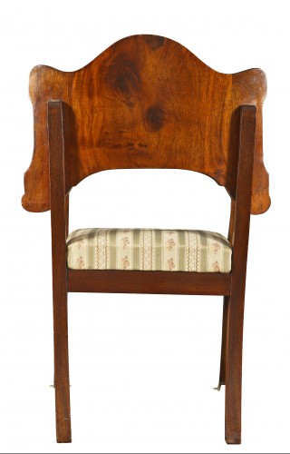 Empire armchair with heron motif - 3