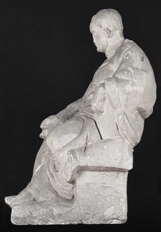Playwright (IV). Model of the sculpture for the Amphitheater - 2