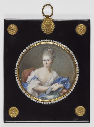 Miniature of Magdalena Agnieszka Sapieżyna née Lubomirska - 1