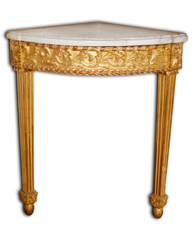 Classicist corner console