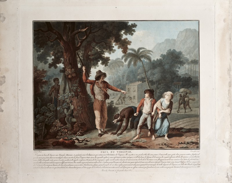 Paul and Virginie Beg the Owner of the Fugitive Slave for Mercy