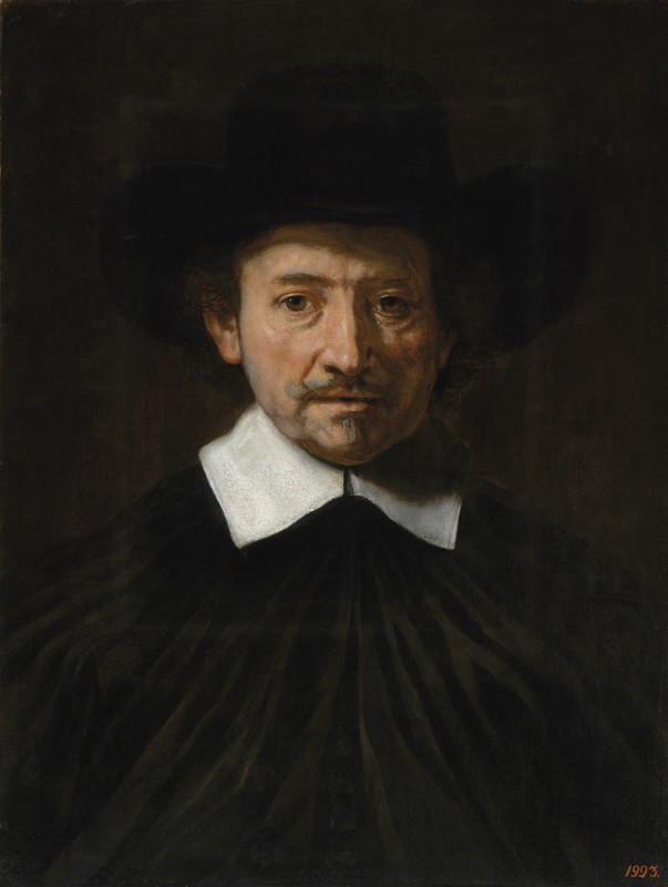 Portret mężczyzny w czarnym kapeluszu