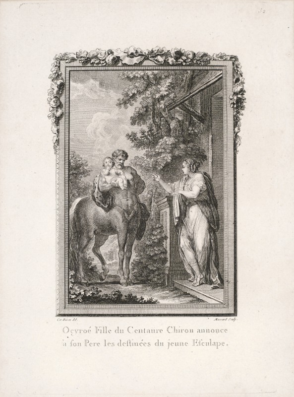 Oyrrhoe and the Centaur Chiron