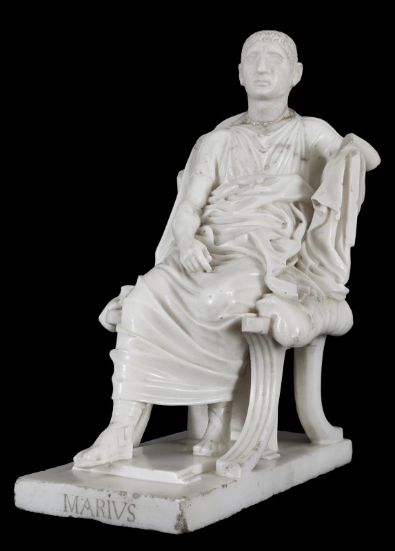 Statuette of the Roman statesmen Marius (seated)