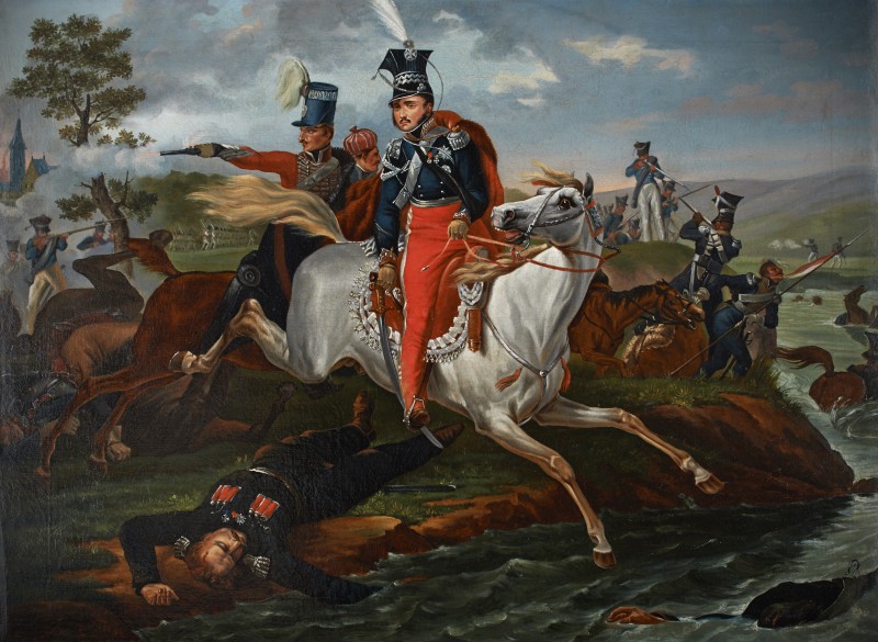 Death of Prince Józef Poniatowski in the River Elster 