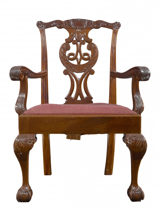 Armchair in the Chippendale style