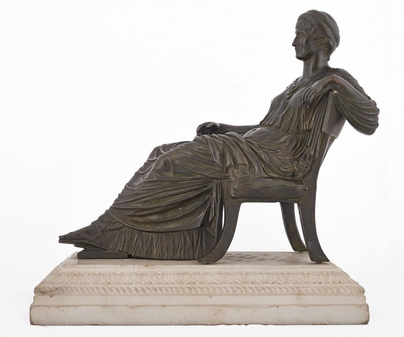 Statuettes of the Roman women: Agippina the Elder (seated)
