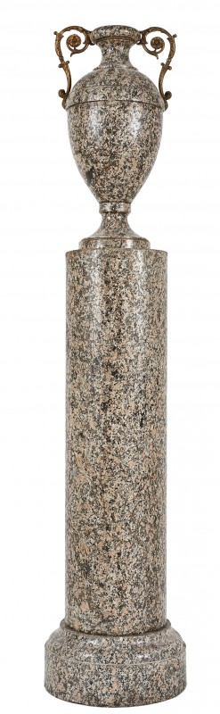 Vase on column