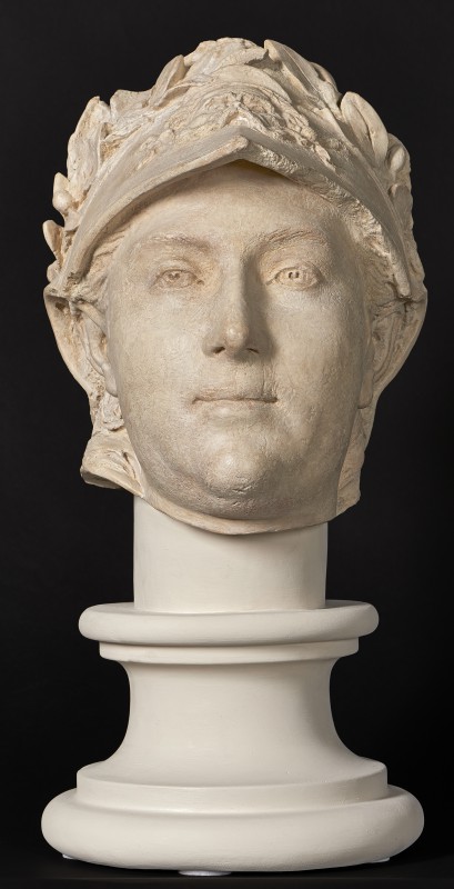 Head of Catherine the Great as Minerva