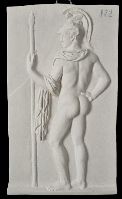 Mars. Relief from the Barberini Candelabra from Hadrian's Villa in Tivoli