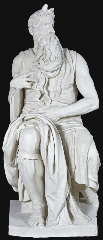 Moses. Stute from the Tomb of Julius II in San Pietro in Vincoli in Rome