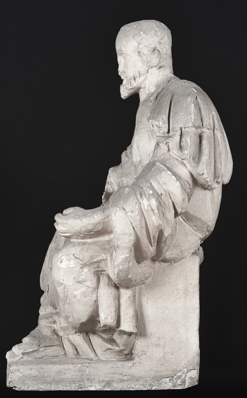 Playwright III (Sophocles). Model of the sculpture for the Amphitheater