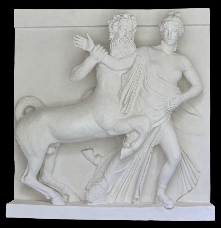 Centaur raping a Lapith woman. X South metope from the Parthenon frieze