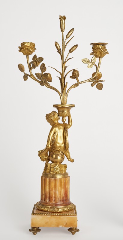 Candlesticks in the form of putto