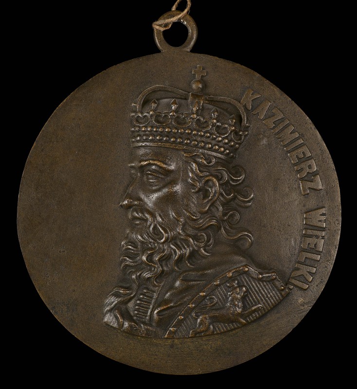 Medalion z wizerunkiem Kazimierza Wielkiego