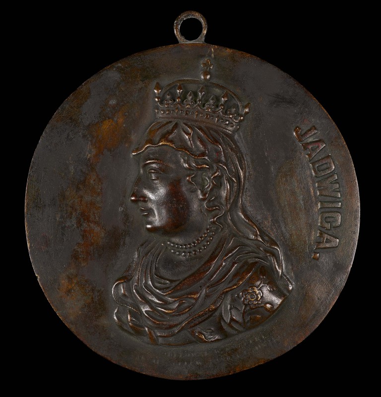 Medalion z wizerunkiem królowej Jadwigi 