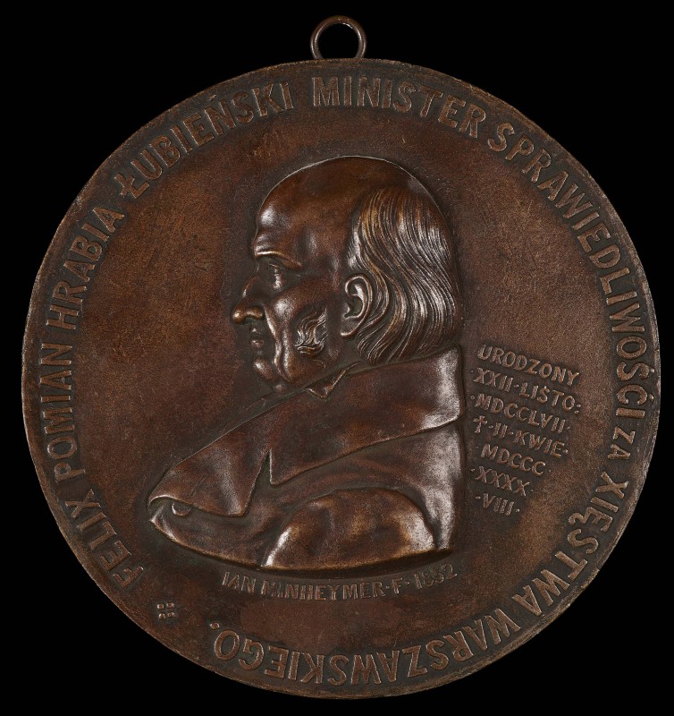 Medallion with Portrait of Feliks Łubieński
