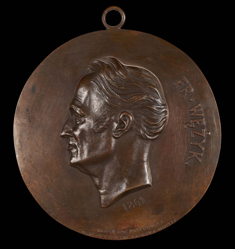 Medalion z portretem Franciszka Wężyka