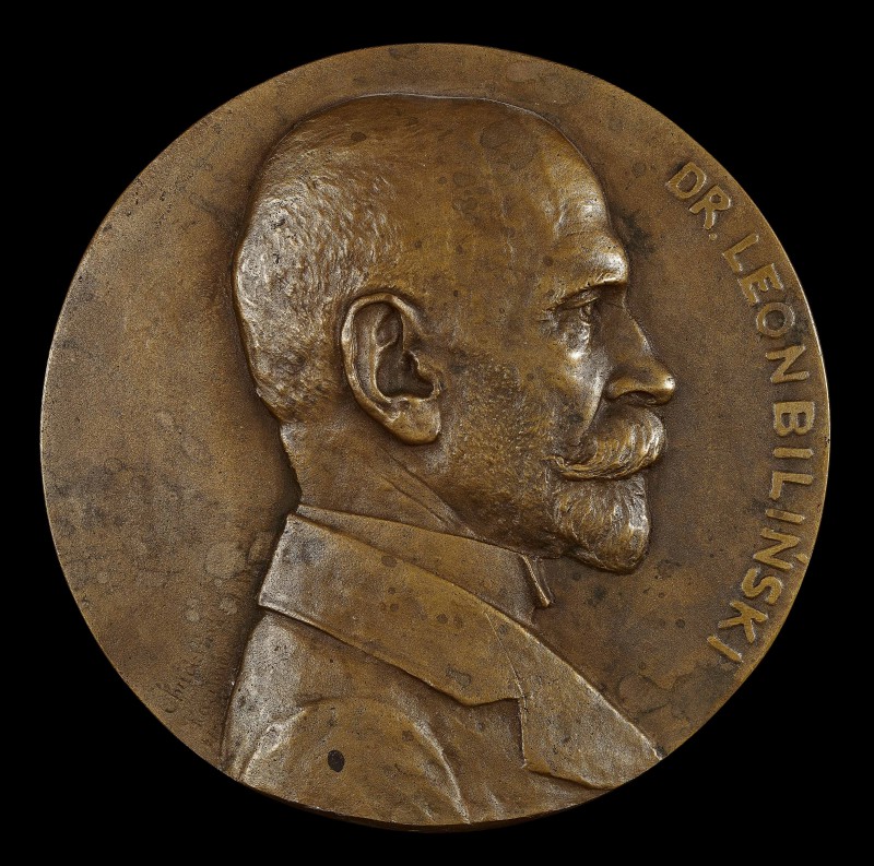 Medallion with Portrait of Leon Biliński