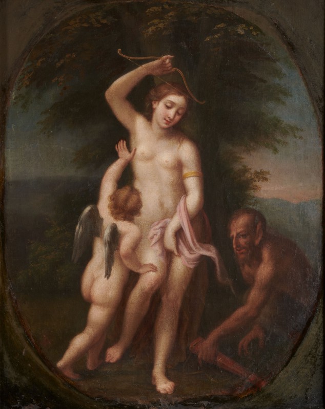 Venus, Amor and Satyr