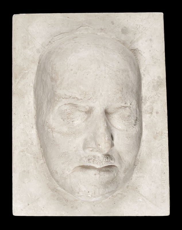 Death mask of Aleksander Michałowski