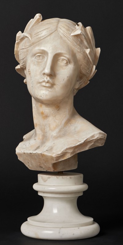 Bust of a Woman with Laurel Wreath