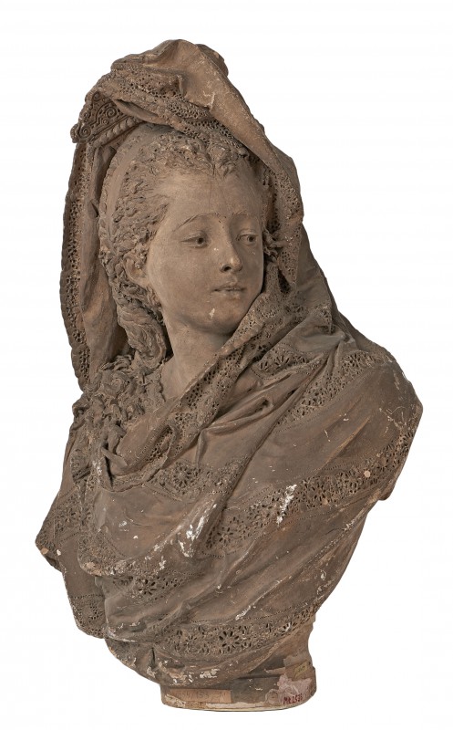 Bust of a Woman in Shawl