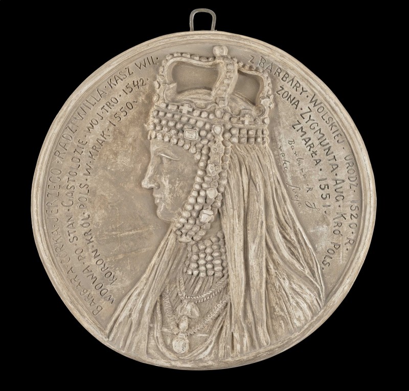 Medallion with portrait of Barbara Radziwiłłówna