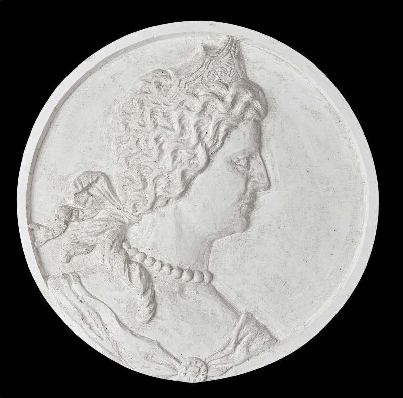 Medallion with portrait of queen Maria Kazimiera