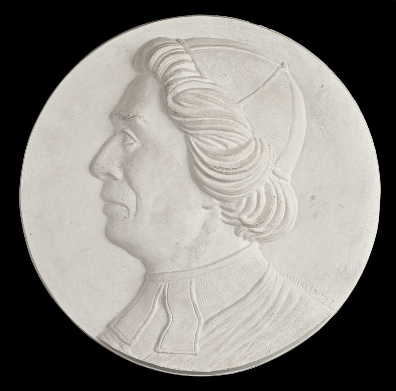 Medallion with portrait of Primate Jan Paweł Woronicz