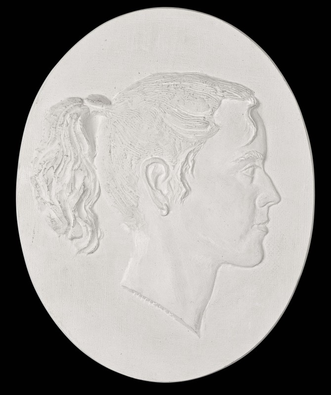 Medallion with portrait of Zofia Stawowa