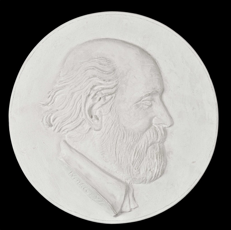 Medallion with portrait of Witold Czopowik - sculptor