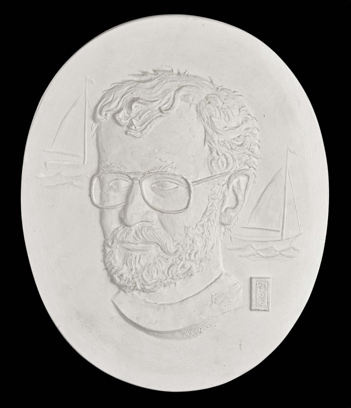 Medallion with portrait of Andrzej Rejniak - sculptor