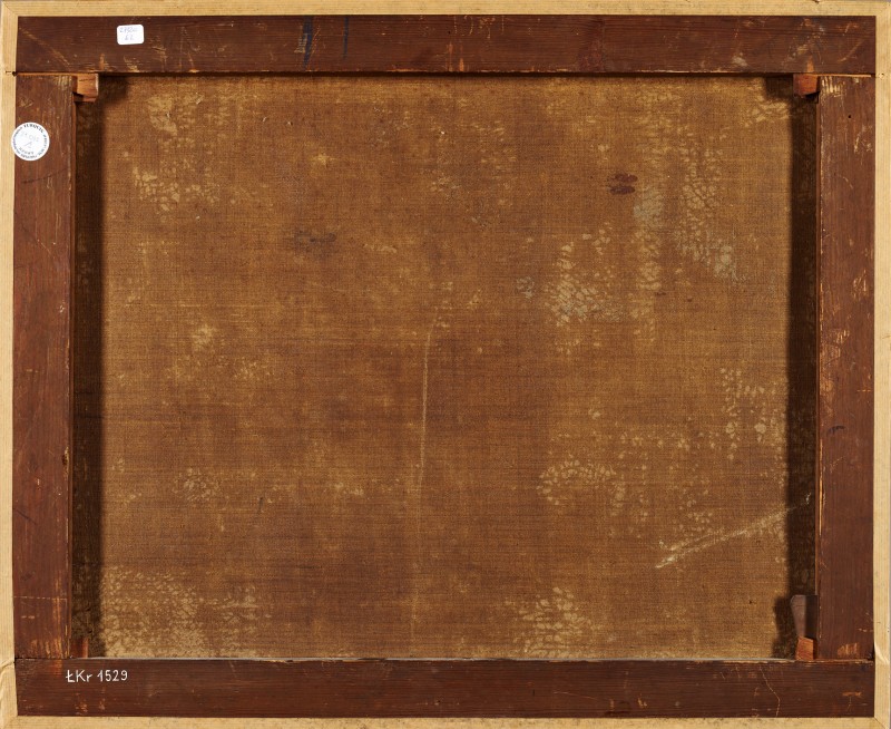 Mieszkanie włoskie wśród ruin (Prządka włoska)