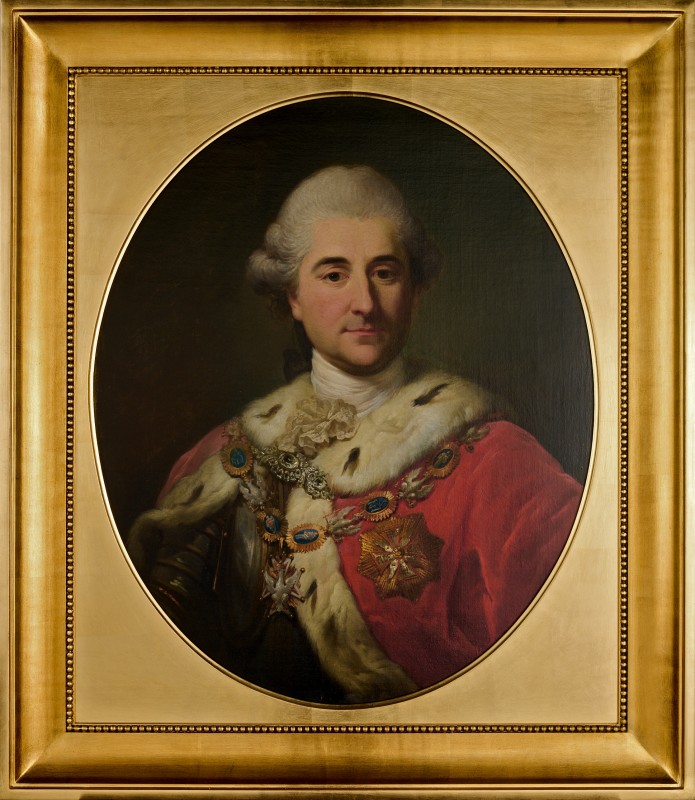 Portret Stanisława Augusta w płaszczu koronacyjnym i zbroi