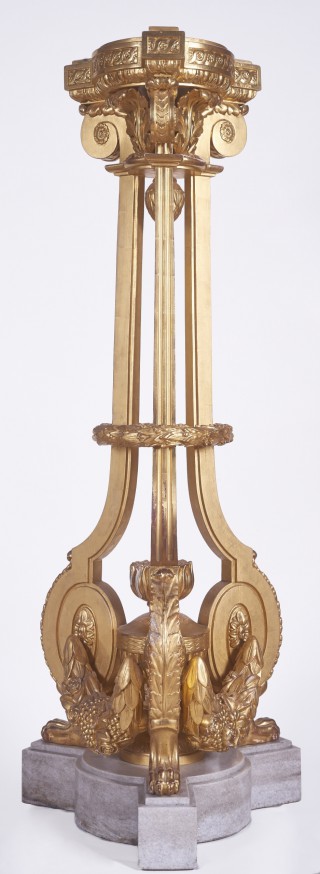 Guéridon in the shape of a lyre - 2