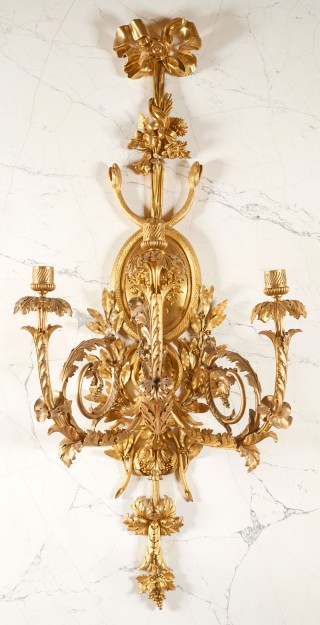 Three-sconce applique with a masque of Medusa - 1