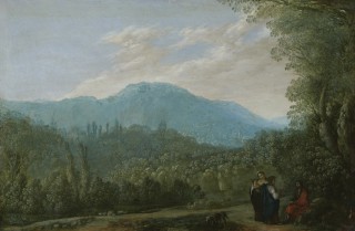 Mountainous Landscape with Staffage

