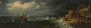 Storm at Sea (Lovers on the Seashore) - 1