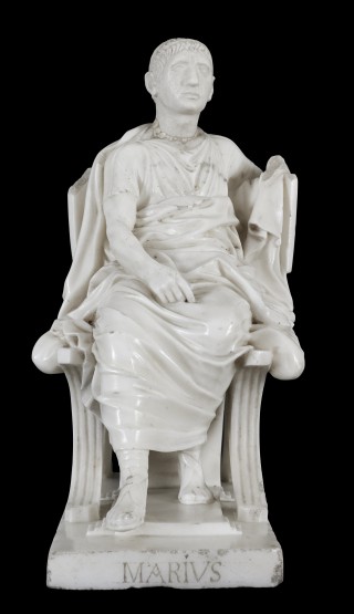 Statuette of the Roman statesmen Marius (seated) - 1