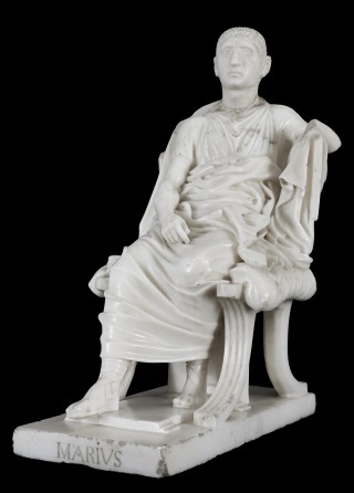 Statuette of the Roman statesmen Marius (seated) - 2