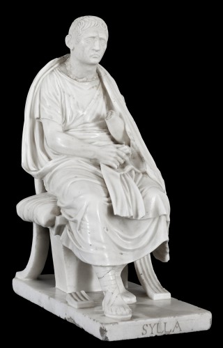 Statuette of the Roman statesmen Sulla (seated) - 2