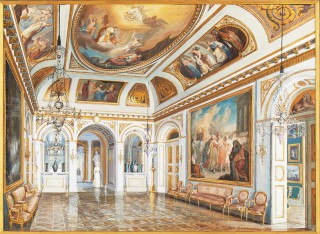 View of the Salle de Salomon in the Łazienki Palace in Warsaw - 1