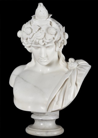 Bust of Antinousa (Dionizosa-Ozyrysa)