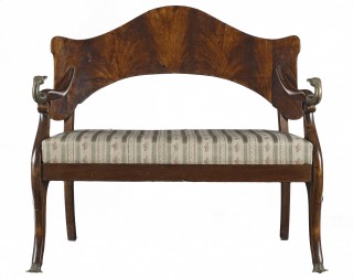 Empire sofa with heron motif - 1